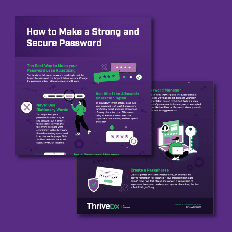 how to make a strong and secure password