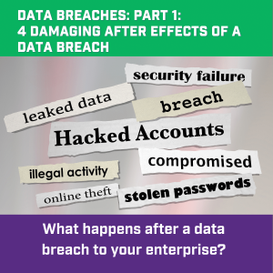 data breach effects, effects of a data breach