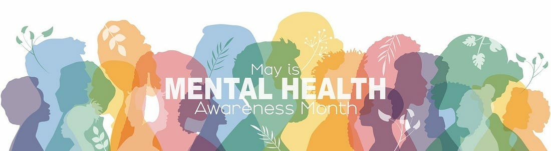 Mental health awareness month. self care, work life balance