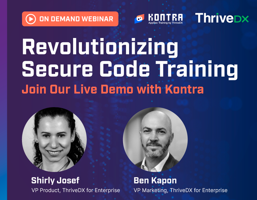 live demo with kontra webinar